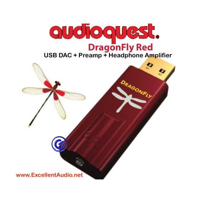 spajimanliee - audioquest dragonfly red v1.0 plug in usb dac headphone amplifier