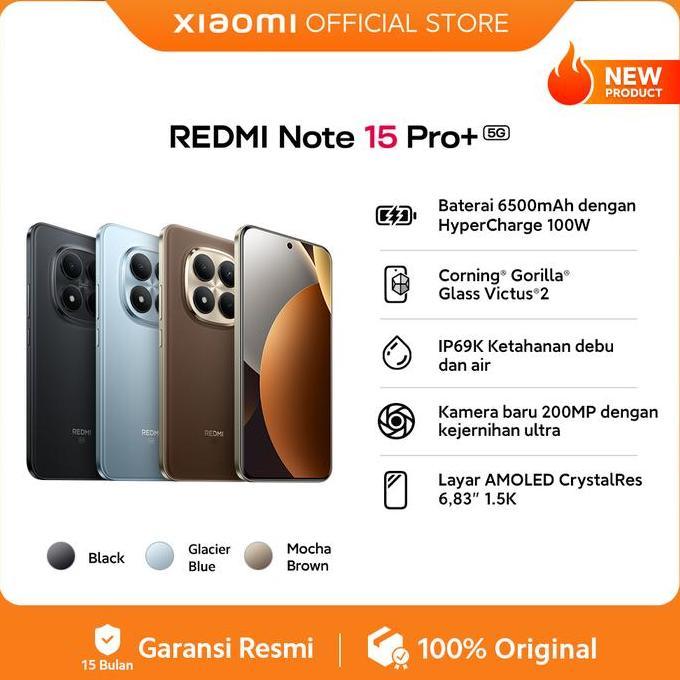 Xiaomi Redmi Note 15 Pro+ 5G (8/256 GB) (12/512 GB) [Xiaomi Official Store]