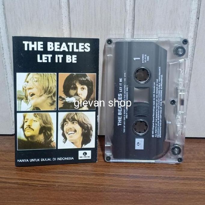 Kaset Pita Tape The Beatles Let It Be