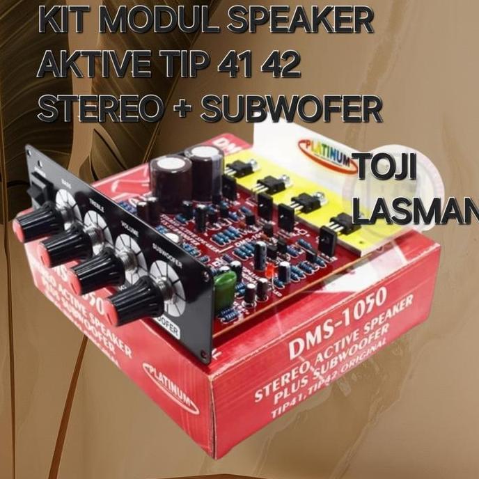 kit pcb aktif active stereo tip 41 42 tip41 +subw subwofer dms 1050 Diskon