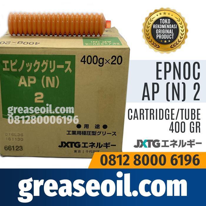 SUPER HEMAT - EPNOC AP N 2 Grease 400 Gr JXTG NIPPON 1 Box isi 20 Cartridge Botol