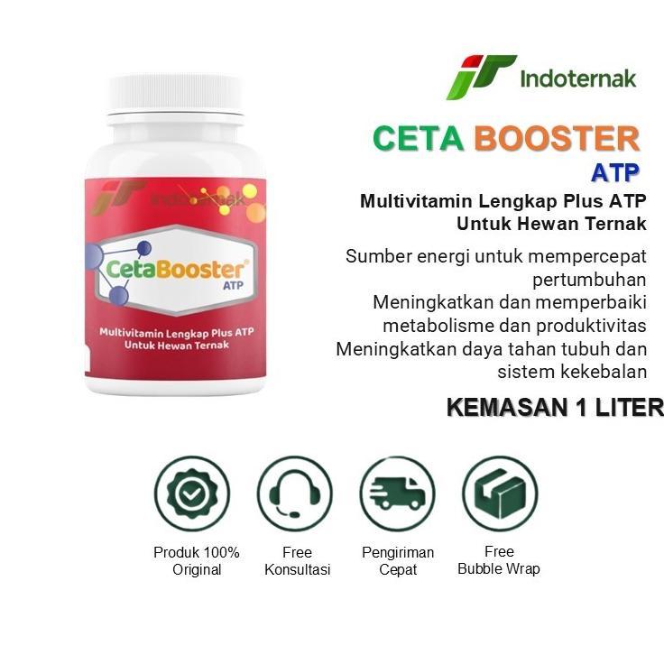 Ready Stok CETA BOOSTER ATP - MULTIVITAMIN LENGKAP PLUS ATP UNTUK HEWAN TERNAK KEMASAN 100 ML