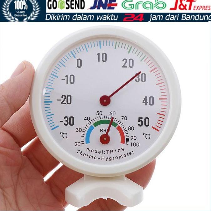 MARVELDRUMB Analog Thermometer Hygrometer / Alat Ukur Suhu Kelembaban Ruangan Hygrometer Analog