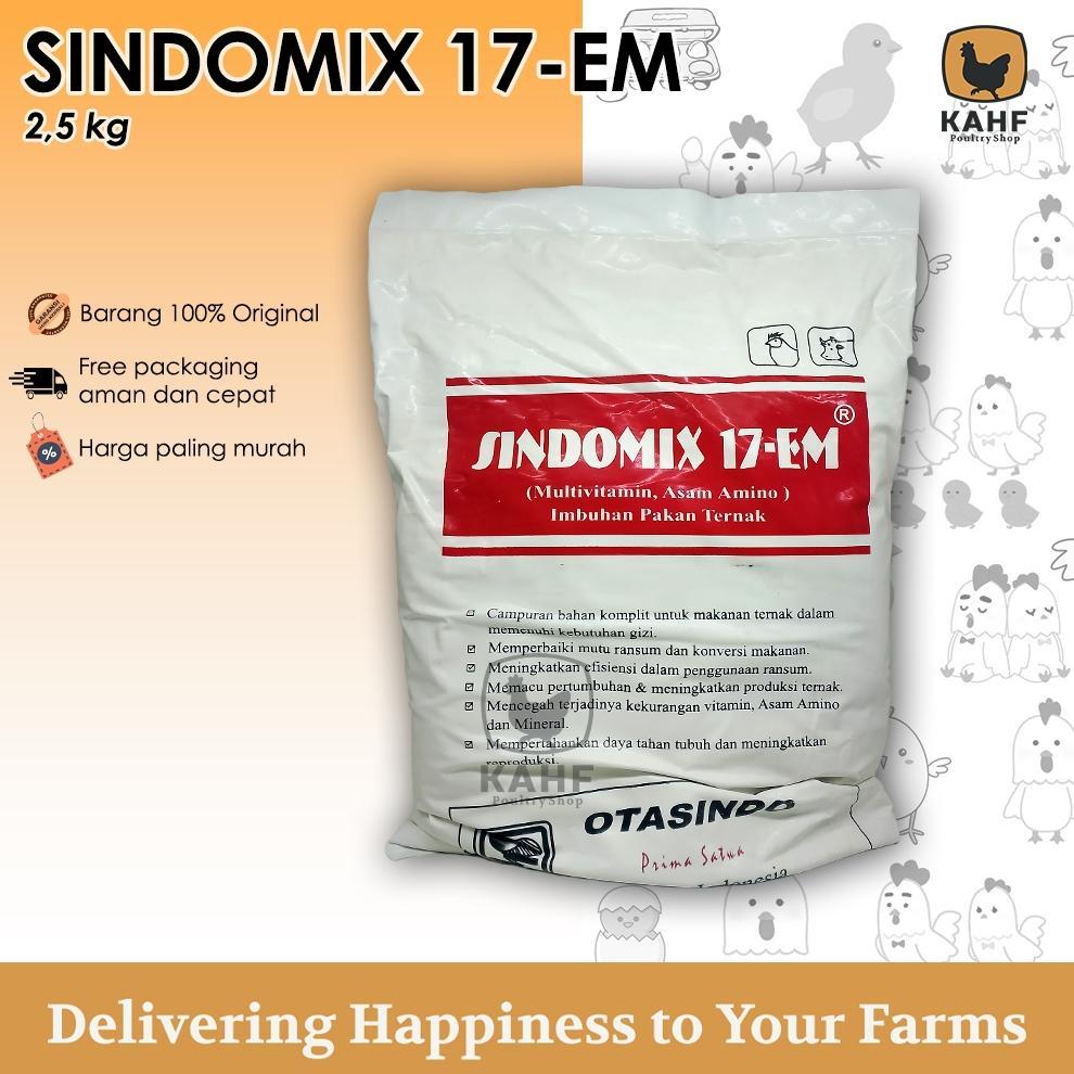 Ready Stok Sindomix 17 EM 2,5 kg Multivitamin Asam Amino Premix untuk Hewan Ternak Ayam