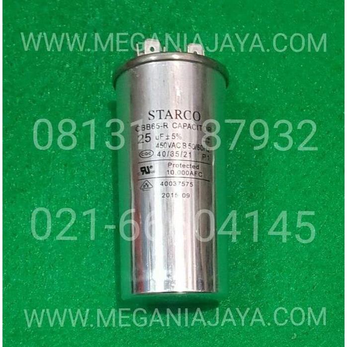 Capasitor Starco 25 Uf / Kapasitor Starco 25 Uf Terbatas