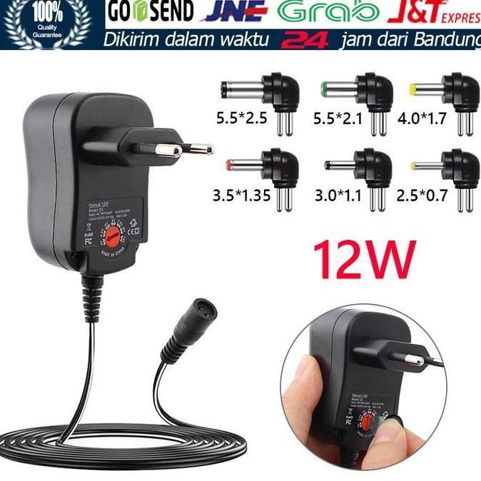 VENOMDRUMB Adaptor Adjustable Multi Jack 3-12 Volt DC