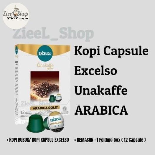 Drio- Kopi Kapsul Unakaffe Excelso Arabica Gold| Kopi Kapsul Excelso Unakaffe Arabica