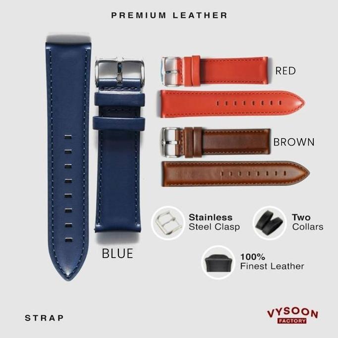 Strap Tali Kulit Jam Tangan AC Fossil DW EXP 14mm 16mm 18mm 20mm 22mm