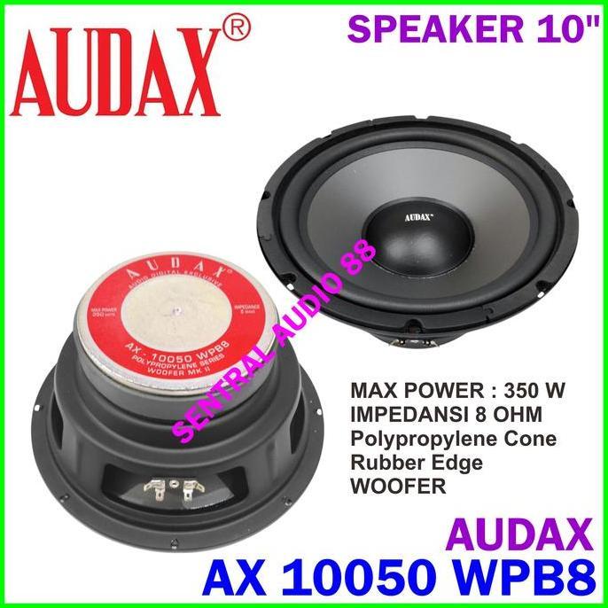 Audax AX 10050 WPB8 Speaker 10 inch Sub Woofer AX10050 Low Bass 10" 10in Original Diskon