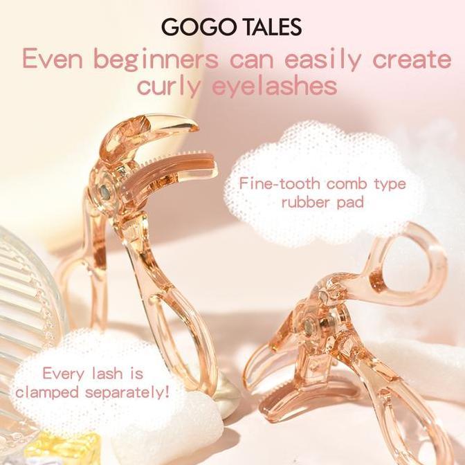 GOGOTALES Comb Eyelash Curler Warping Fits All Eye Shapes Eyelashes More Curling Eye Makeup Tools GT