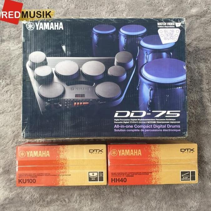 Portable Drum Elektrik Yamaha DD-75 DD75 DD 75 Drum Pad