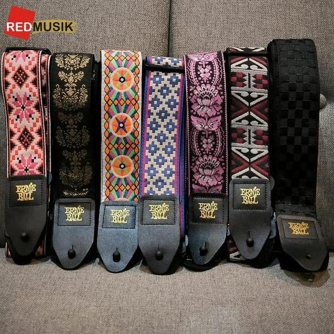 Strap Ernie Ball Jacquard Tali Gitar Ernie Ball Jacquard Ernie Ball Jacquard Guitar Strap