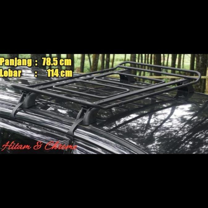 Roof Rack Bagasi Atas Mobil Innova Model Rack Jeck Kaki 4 Komplit Hemat