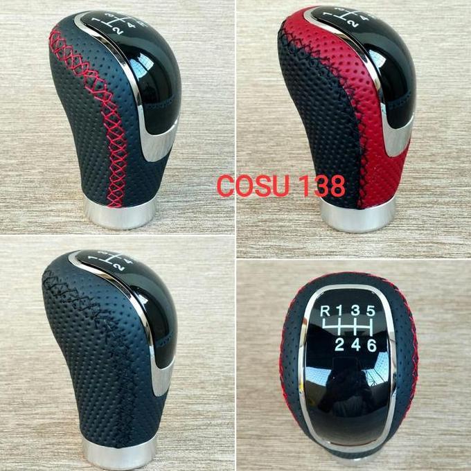 UNIVERSAL SHIFT KNOB TUAS TRANSMISI KULIT MANUAL 6 SPEED FORSALE