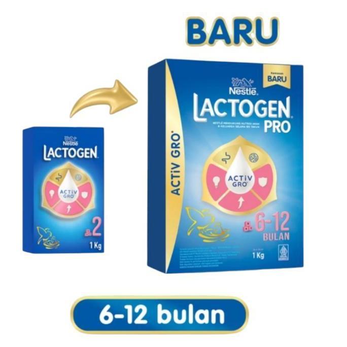 Bebe- Lactogen Pro 6-12Bulan 1Kg Dan Lactogen 0-6 Susu Formula Bayi Dari Nestle