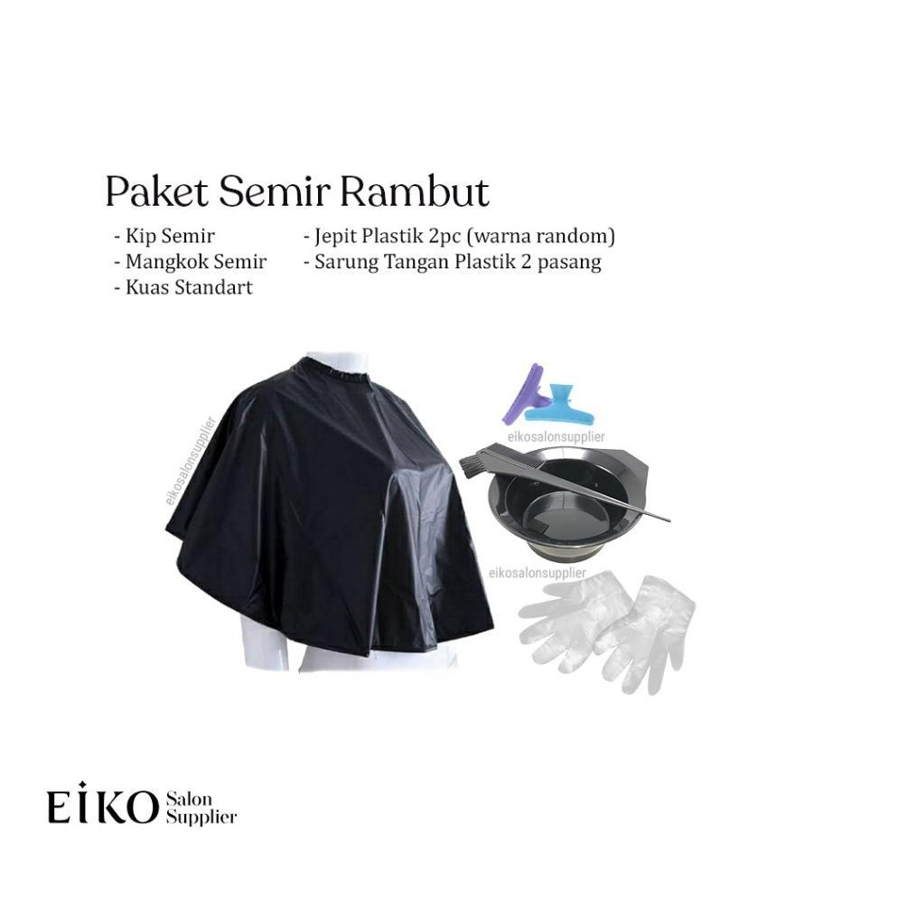 Goodseller- Paket ALat Cat Semir Rambut Topi Plastik Salon Barber Shop Lengkap