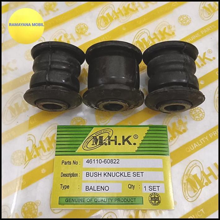 TERBARU BUSHING KNUCKLE SET : 3PCS SUZUKI BALENO SY416, AMENITY, ESTEEM 