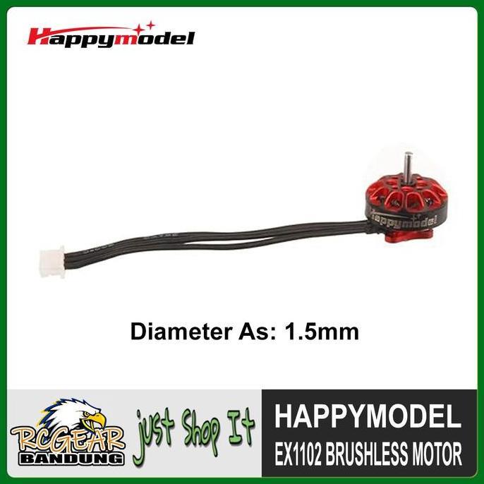 NEW Happymodel EX1102 1102 Brushless Motor 2S 3S 1.5mm Shaft for Drones