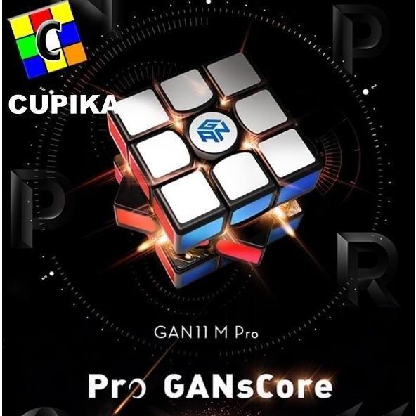 Cube Magic Puzzle 3x3 Gan 11 M Pro Magnetic UV Stickerless 3x3x3 Cube Diskon