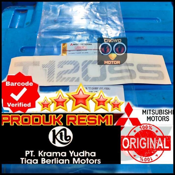 TERLARIS STIKER T120SS STICKER T120SS T120 SS SILVER ORI MITSUBISHI KTB 100% 