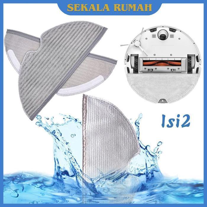 Ready Stok 2pcs Kain Pel Mijia 1c /Mop Xiaomi Mijia 2c/ Sparepart Dreame F9, D9