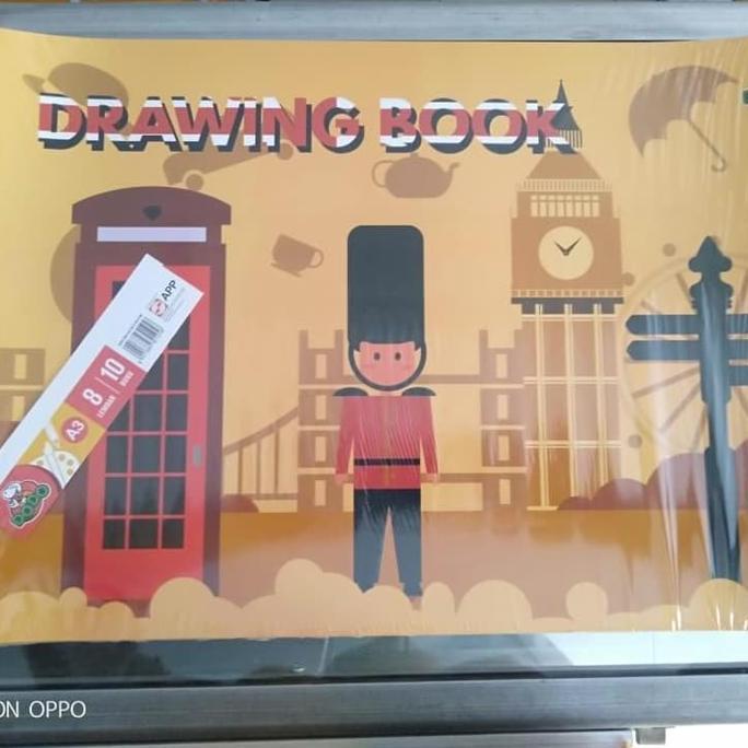 Yone- Grosir Sepak Buku Gambar Dodo A3 Besar 1Pak Isi 10Buku/Buku Gambar A3 Dodo/Drawing Book Dodo