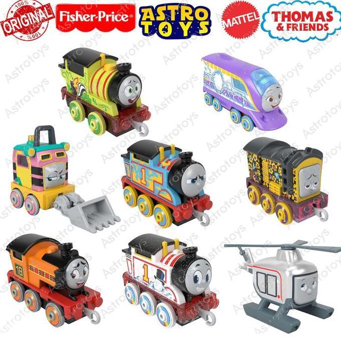 Mainan Kereta Api Thomas and Friends Push Along Metal and Plastic Original Mattel