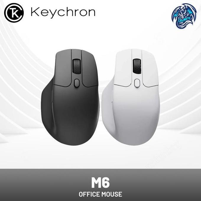 HARGA DISC - Keychron M6 All Silent Micro Switch Wireless Office Mouse