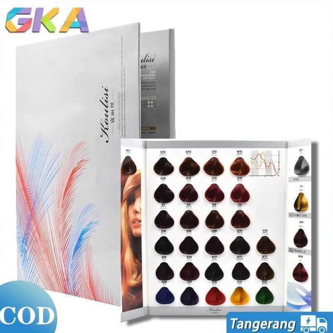 HASKON Buku Katalog Warna Untuk Pewarna Rambut/Hair Colouring Katalog
