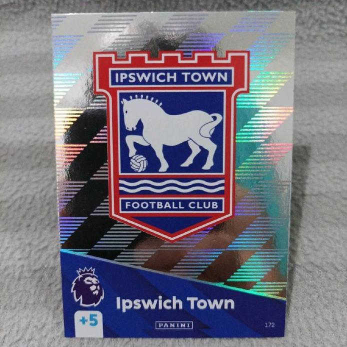 Panini adrenalyn XL EPL 2025 ipswich town team logo