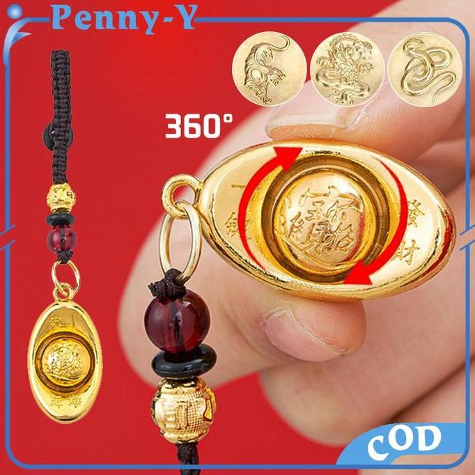 TUMOLOX Hadiah Keberuntungan Bahan Logam Keychain 12 Shio Gantungan Kunci Naga Harimau Ular Gantunga
