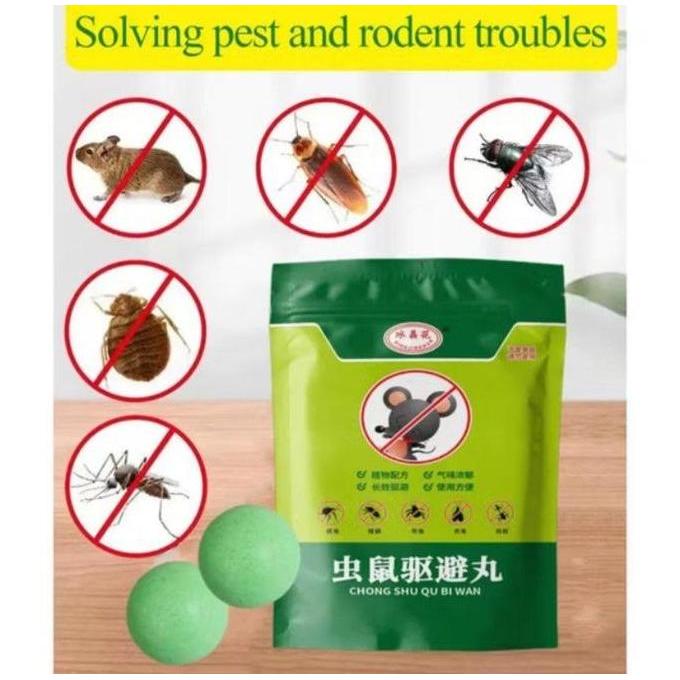 HASKON Anti Tikus Mobil Pengusir Tikus Pil Kamper Kapur Barus 10pcs/pack