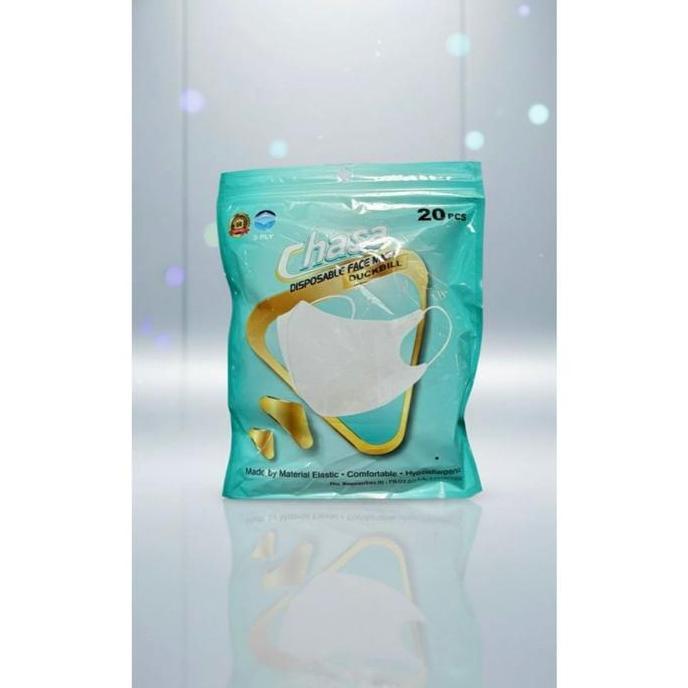 CYNJOT Masker 3ply 3 Ply Duck Bill 3D Duckbill Dewasa Chasa 1 pack isi 20pcs Premium Quality Disposa
