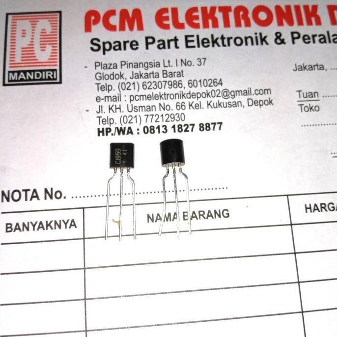 C1959 2SC1959 2SC 1959 2 SC TR TRANSISTOR TO92 TO-92 PCMED