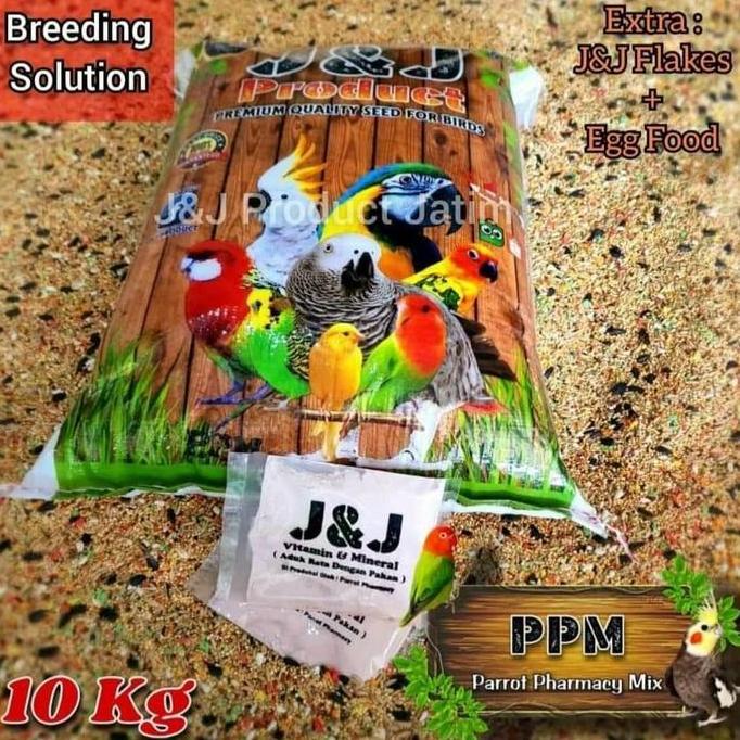 PARROT PHARMACY MIX (10KG) / PPM / PAKAN BREEDING PARROT