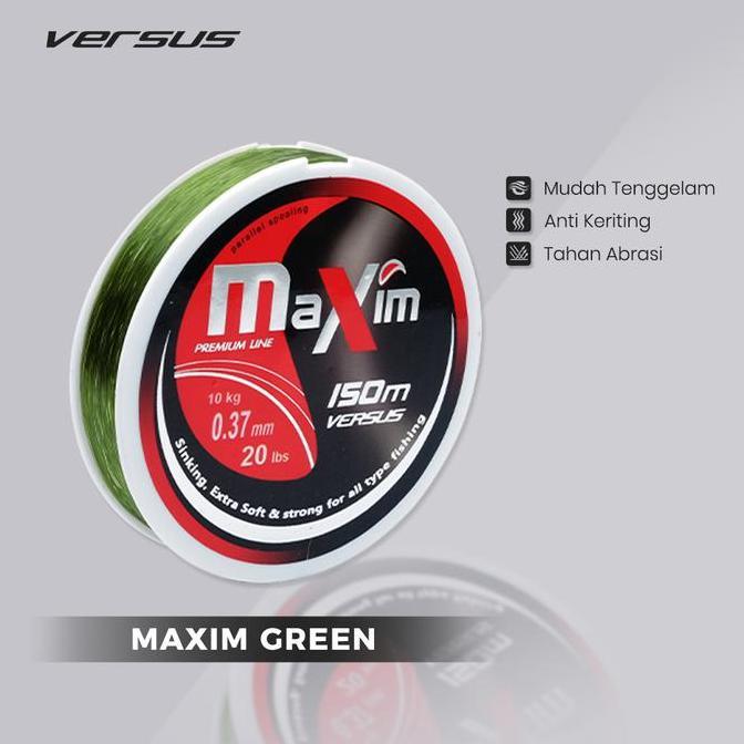 SENAR PANCING VERSUS MAXIM 150M GREEN | SPEED SINKING | EXTRA SOFT PREMIUM LINE