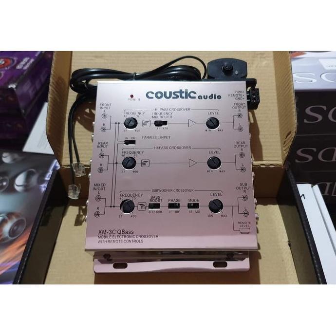 CROSSOVER AKTIF 3WAY COUSTIC XM3C QBASS