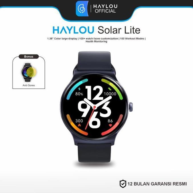 Haylou Solar Lite Smart Watch IP68 Sp02 1.38" Display