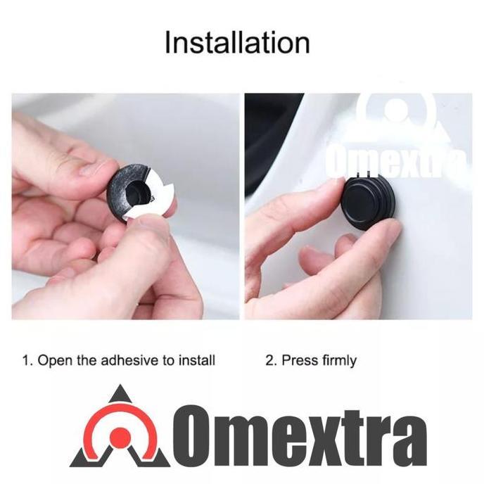 8Pcs Anti Shock Pad Omextra Peredam Getar Pintu Mobil Peredam Getaran