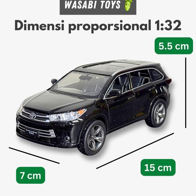 Diecast 132 Innova Reborn Toyota Hhlander Dengan Lampu Dan Suara
