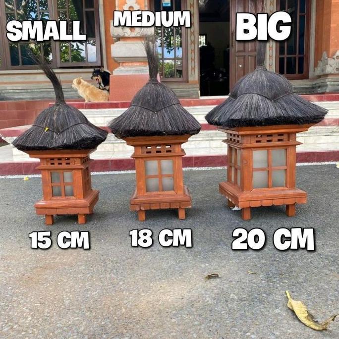 ] Lampu Taman - Lampu Gubuk - Lampu Bentuk Rumah - Garden Lamp Bali