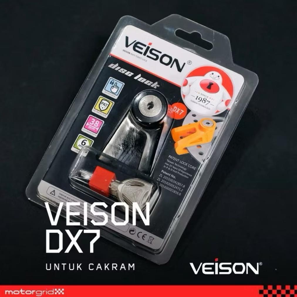 Gembok Cakram Disc VEISON DX7 Original