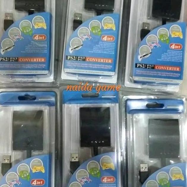 Game- Converter 4In1 / Converter Stik Ps2 To Ps3 4In1 / Converter Stick Ps2