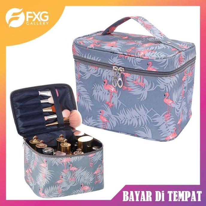 FXG - Tas Kosmetik Travel Karakter Pouch Make Up Wanita Korea Cosmetics Bag Serbaguna TK03