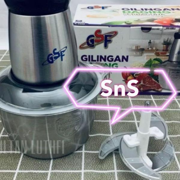 Blender Daging Stainless Gsf 3802 Gilingan Daging Serbaguna Gsf