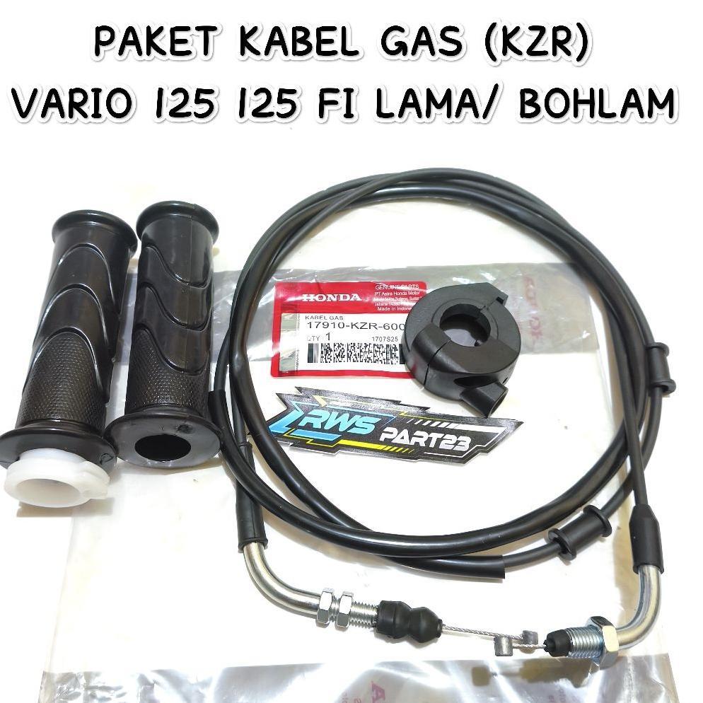 Paket Kabel Gas Kzr Set Rumah Gas Handgrip  Vario 125 Fi Lama