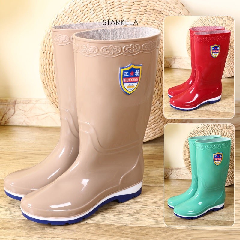 Premium Sepatu Boots Situs Konstruksi Luar Ruangan Tinggi Restoran Dapur Asuransi Tenaga Kerja Sepat