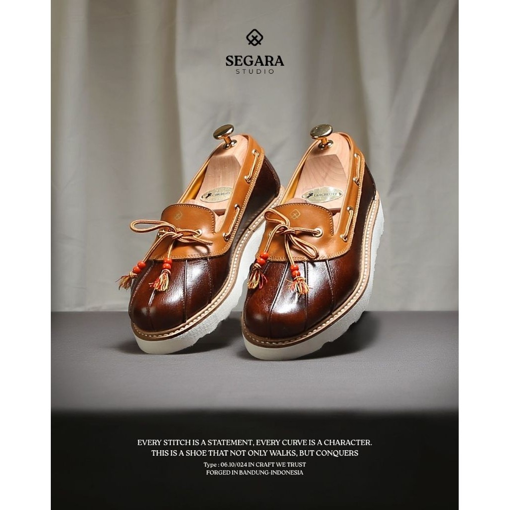 Exodos57 |Segara Sepatu Vintage Kulit- MEAWA BROWN