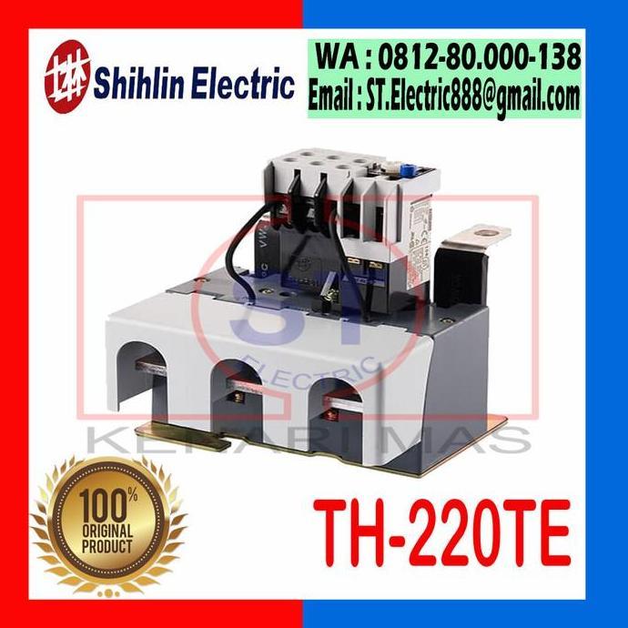 Promo THERMAL OVERLOAD / THP220TE / TH-P220TE SHIHLIN 160A (120-200A) Diskon