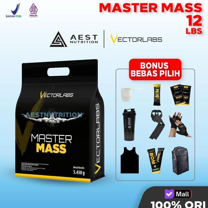 Dietmax- Vectorlabs Master Mass 12 Lbs Susu Gainer Protein Tinggi Kal